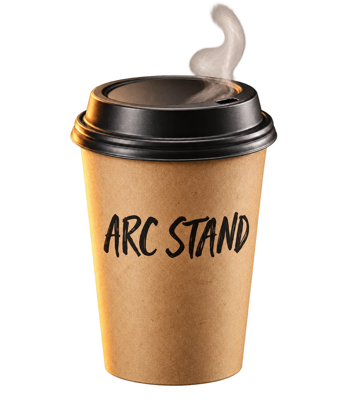 ARC STANDロゴ入りコーヒーカップの商品イメージ
